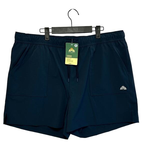 Eastern Mountain Sports Compass 4 Points Shorts NWT Women's Sz XXL Outer Space - Picture 1 of 8